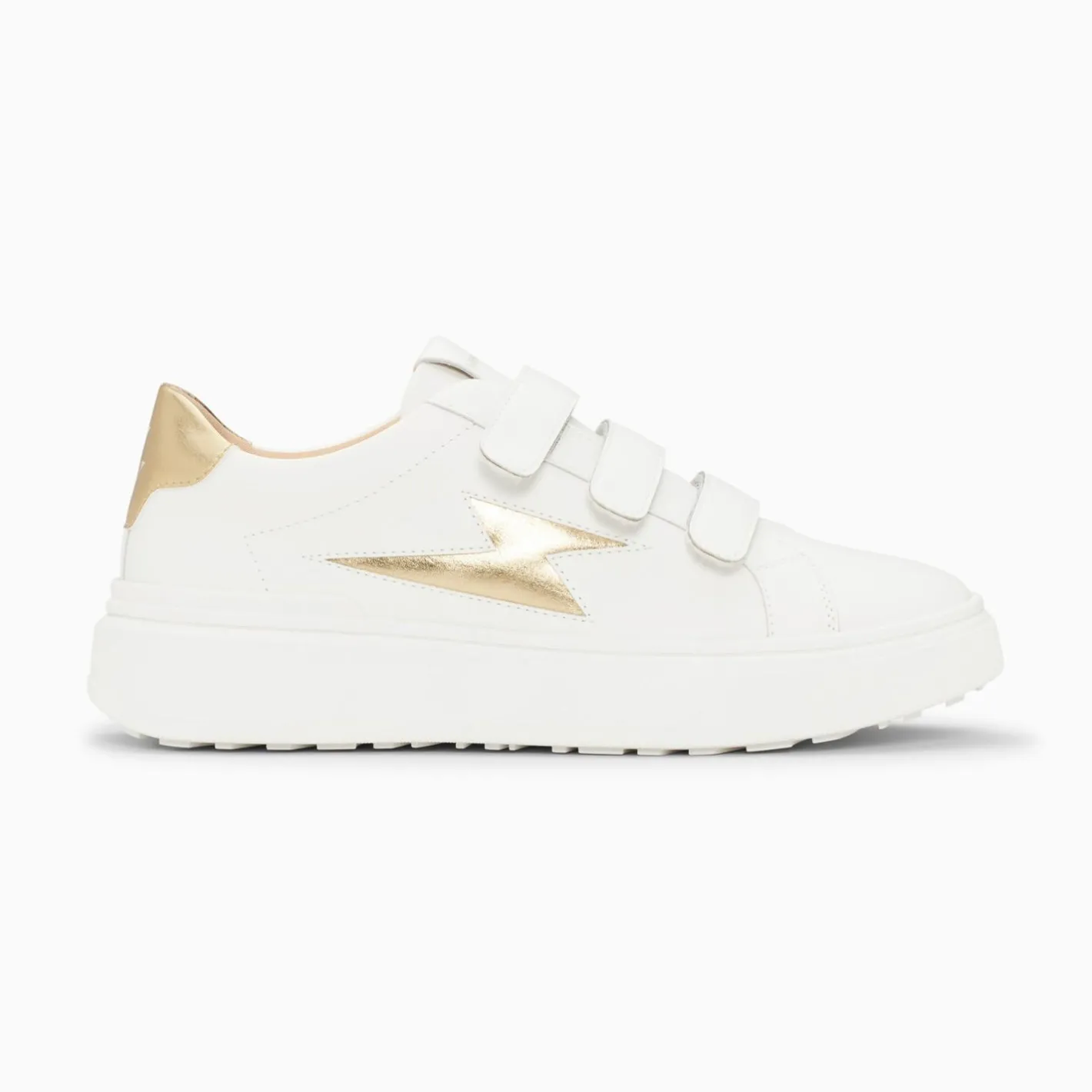 Vanessa Wu Baskets Eclair Fanny Blanc Et Or A Scratchs New