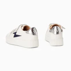 Vanessa Wu Baskets Eclair Kim Blanc Et Bleu Marine A Scratchs