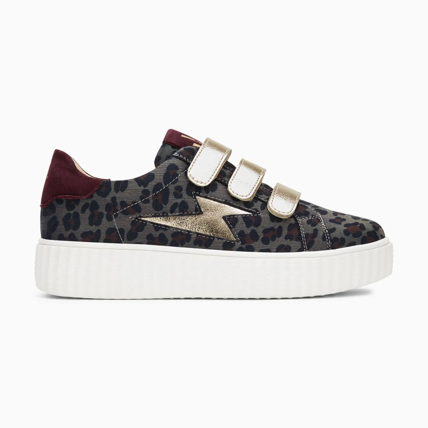 Vanessa Wu Baskets Eclair Maelle Leopard Et Or A Scratchs Sale
