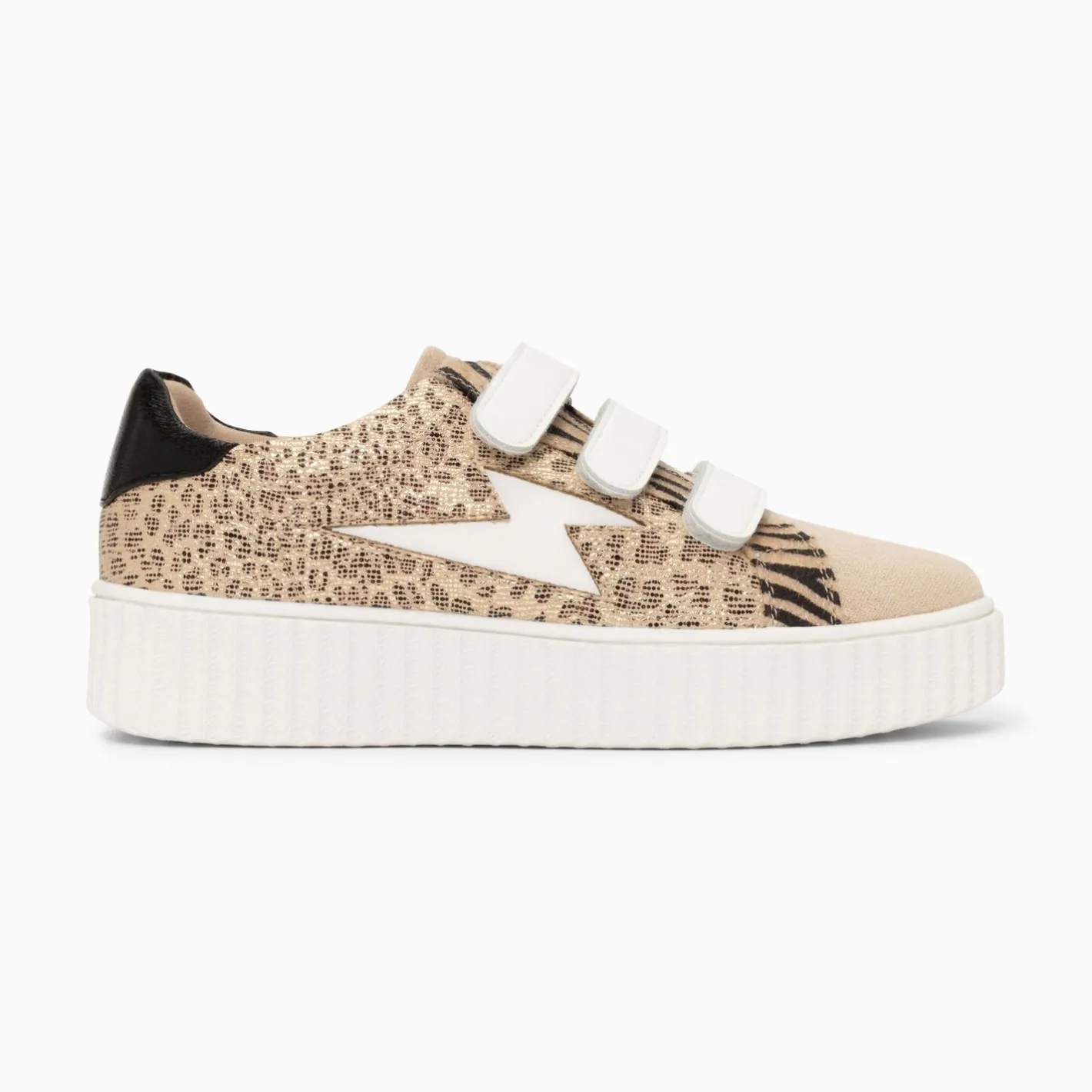 Vanessa Wu Baskets Eclair Scarlett Beiges A Imprime Leopard New