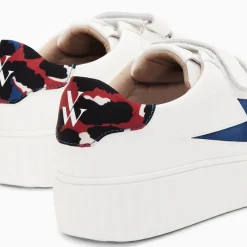 Vanessa Wu Baskets Eclair Susan Blanc Et Bleu A Scratchs Sale
