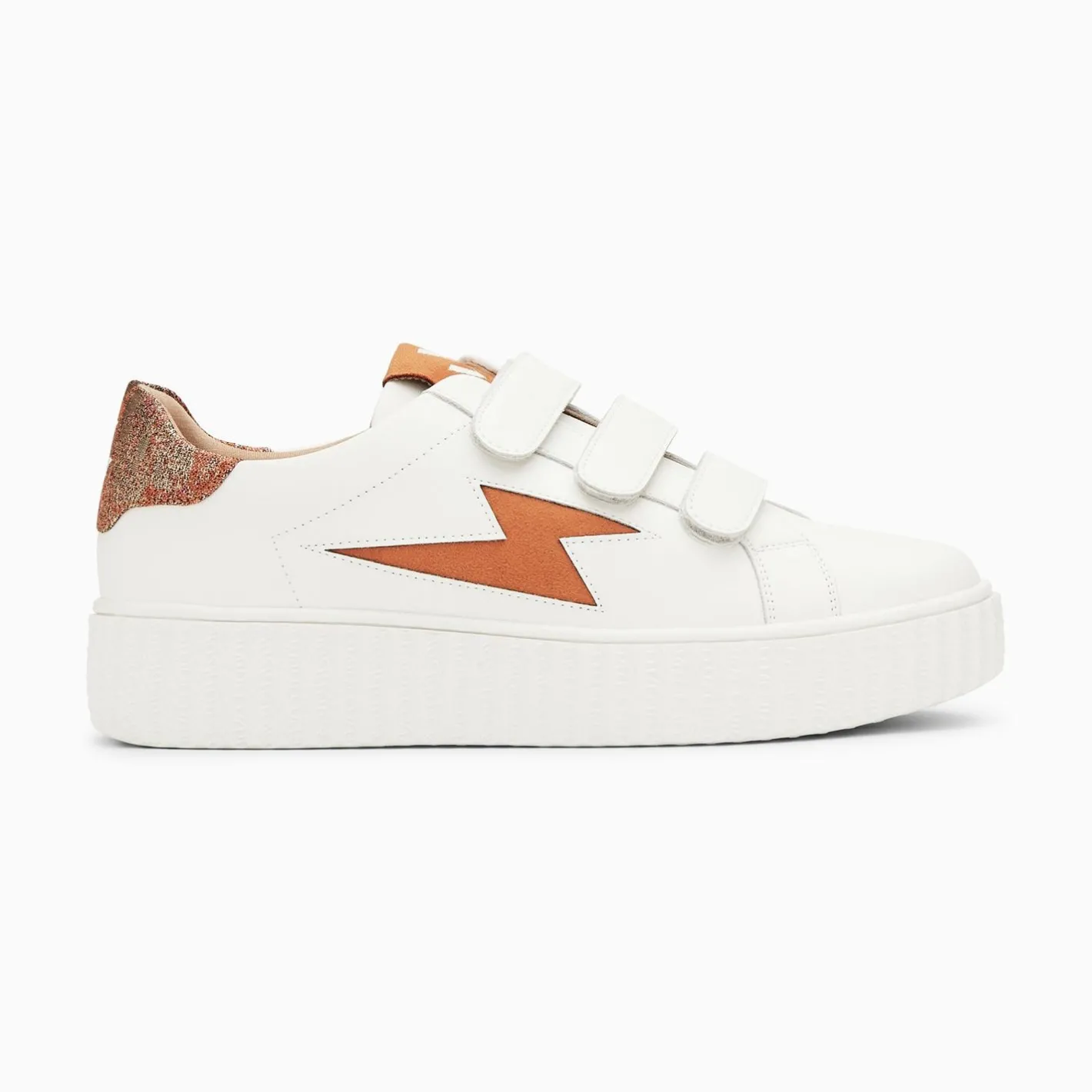 Vanessa Wu Baskets Eclair Susan Blanc Et Ocre A Scratchs Clearance