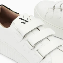 Vanessa Wu Baskets Eclair Susan Blanc Et Noir A Scratchs Best