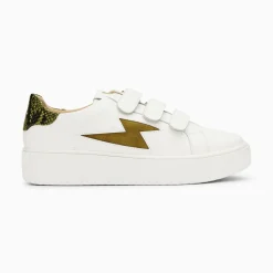 Vanessa Wu Baskets Eclair Susan Blanc Et Kaki A Scratchs