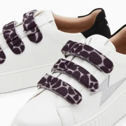 Vanessa Wu Baskets Eclair Thais Blanc Et Argent Paillete A Scratchs Best