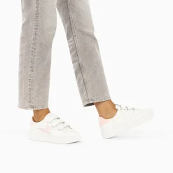 Vanessa Wu Baskets Eclair Vicky Blanc Et Rose A Scratchs Online