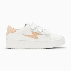 Vanessa Wu Baskets Eclair Vicky Blanc Et Orange Peche A Scratchs Best