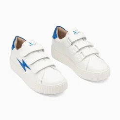 Vanessa Wu Baskets Eclair Vicky Blanc Et Bleu A Scratchs Best