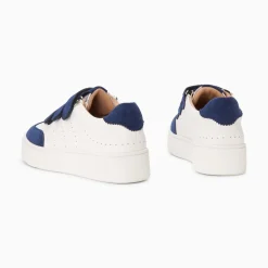 Vanessa Wu Baskets Marie Blanc Et Bleu Marine A Scratchs Best