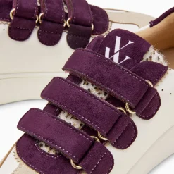 Vanessa Wu Baskets Marie Blanc Et Violet A Scratchs