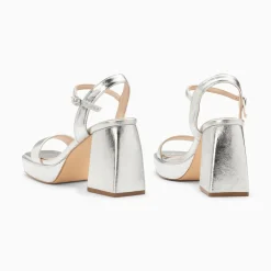 Vanessa Wu Sandales A Talon Martha Argent Outlet