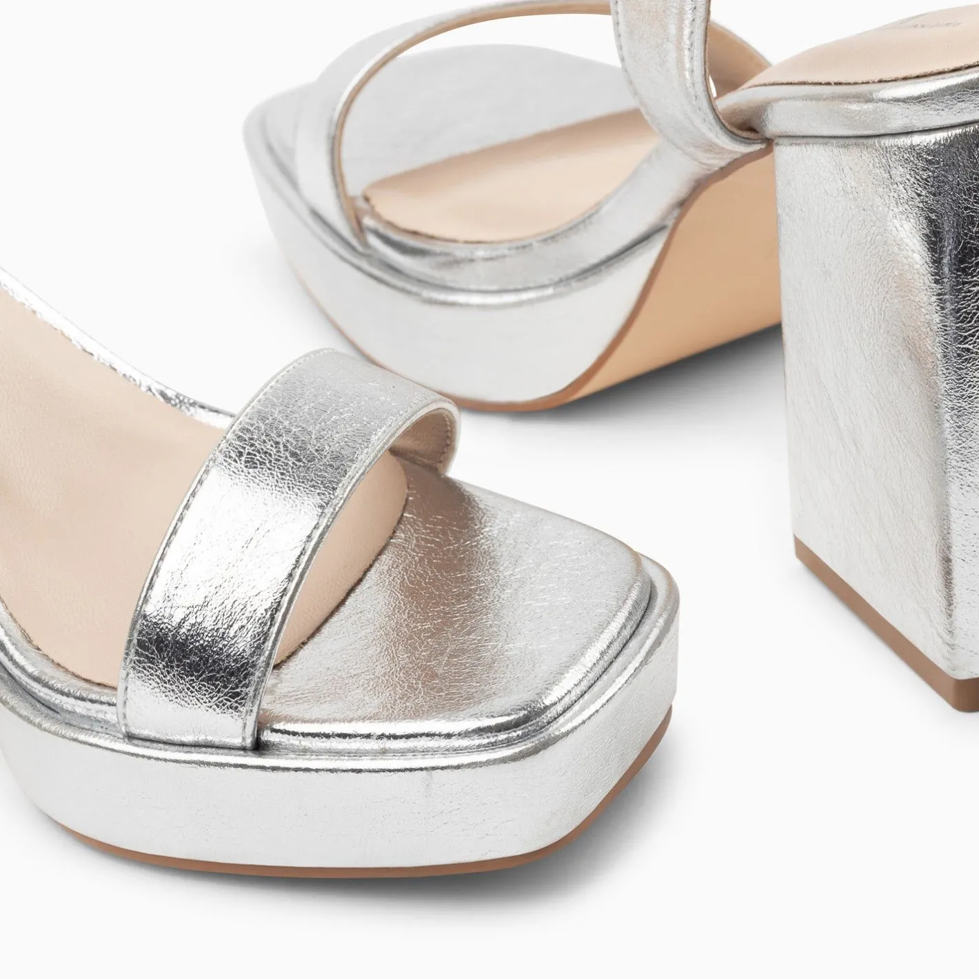 Vanessa Wu Sandales A Talon Martha Argent Outlet