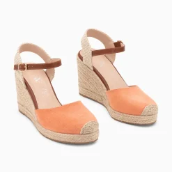 Vanessa Wu Sandales Compensees Mariana Corail