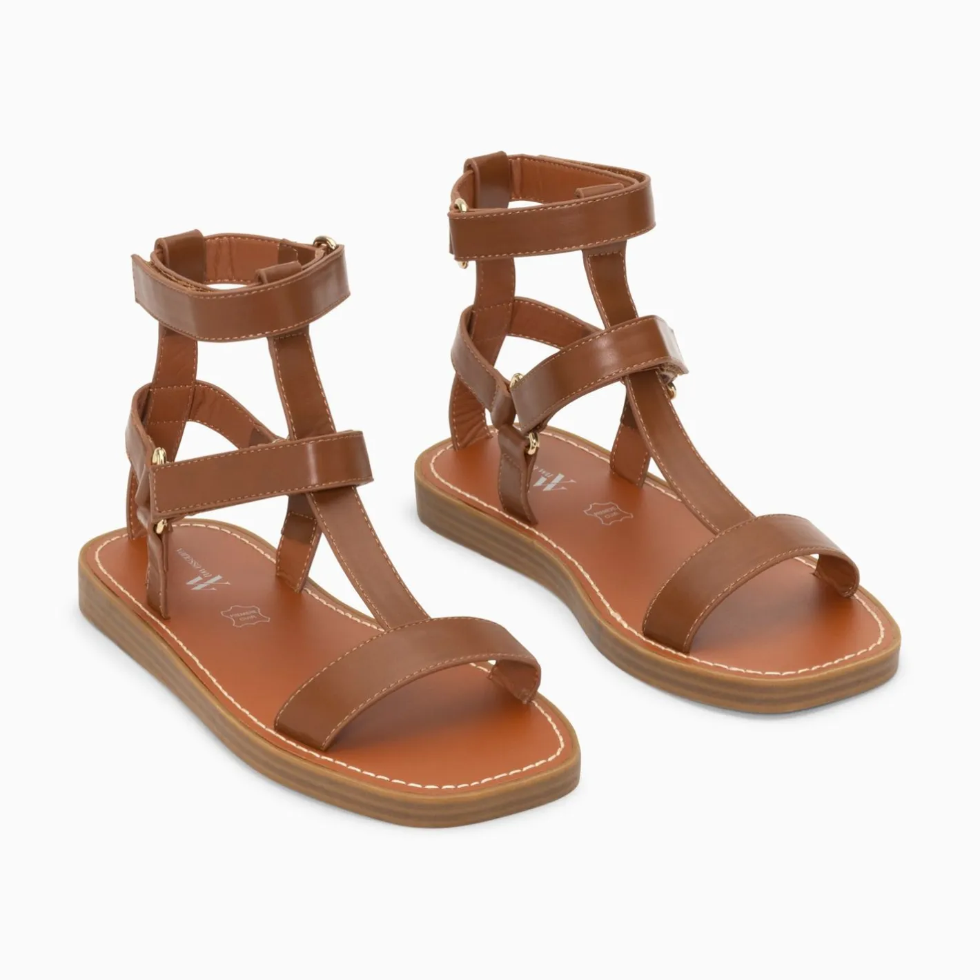 Vanessa Wu Sandales Plates Assia Camel A Scratchs Best